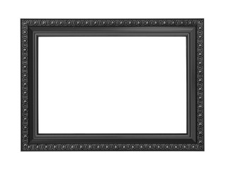 Black  frame isolated on white background