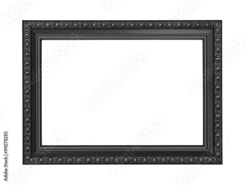 Black  frame isolated on white background