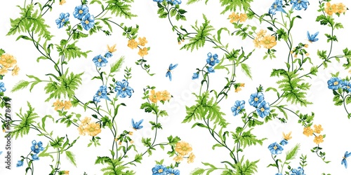 Echo Floral Seamless Pattern