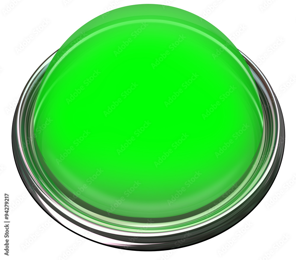 Green Round Button Light Catch Attention Advertise Message Alert Green Round Button Light Catch Attention Advertise Message Alert