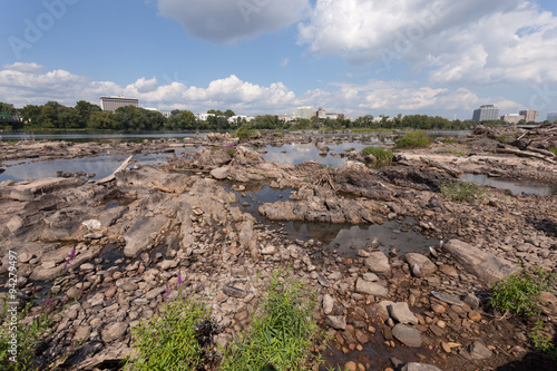 Delaware River and Trenton, seen from Morrisville, Pennsylvania