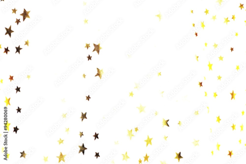 goldene Sterne auf weißem Hintergrund goldene Sterne auf weißem Hintergrund