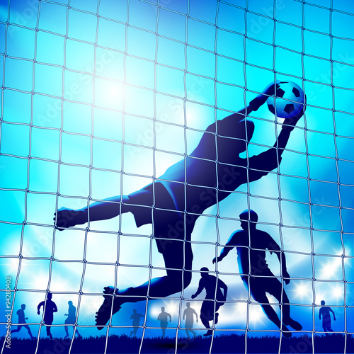 A football match
