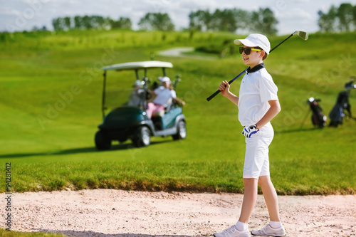 Kids golf competition