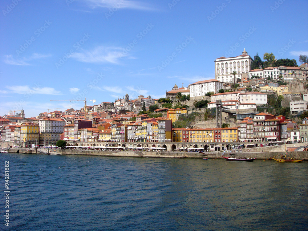  Portugal. Porto city, and river Doro.