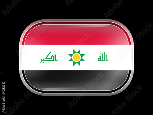 Free Download Proposed Flag of Iraq. Rectangular Shape with Rounded Corners - GFXLoad