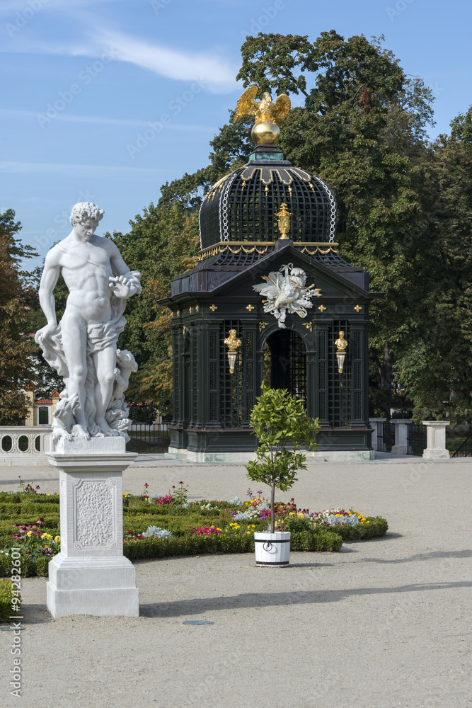 Obraz premium Baroque pavilion in Branicki gardens, Bialystok, Poland