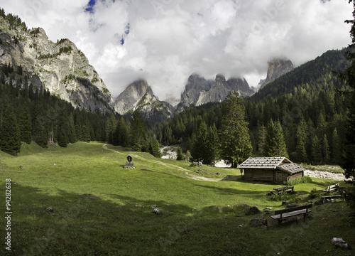 Am Rechtes Leger in Südtirol - Tischamin Tal