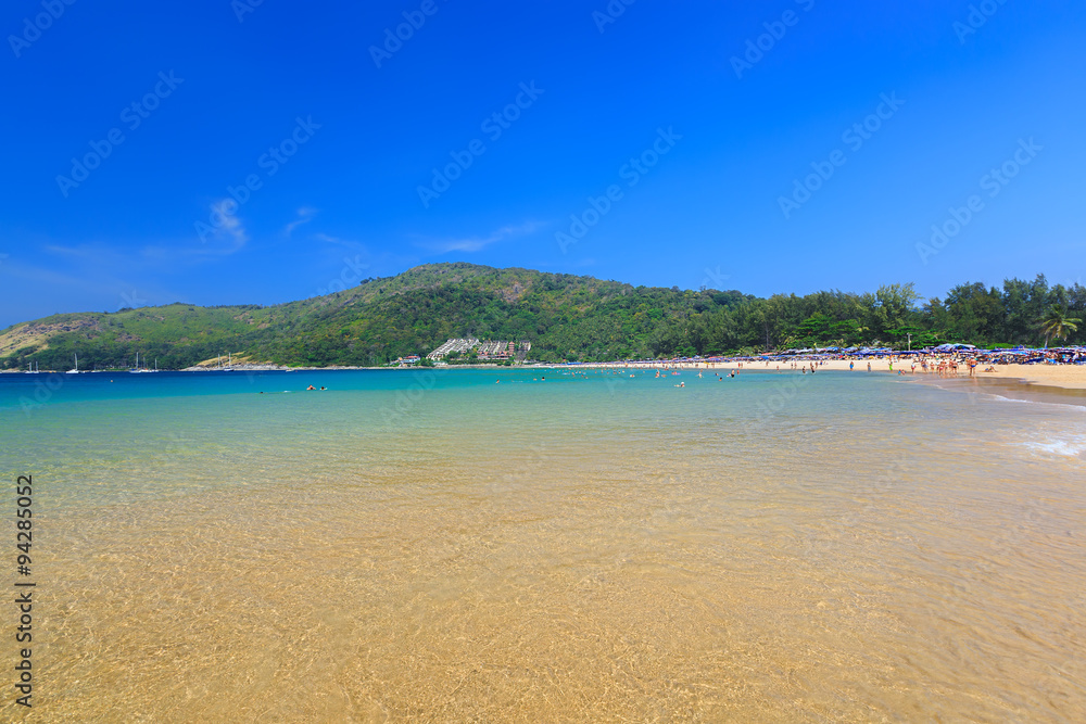 Beach on the island in Thailand Phuket