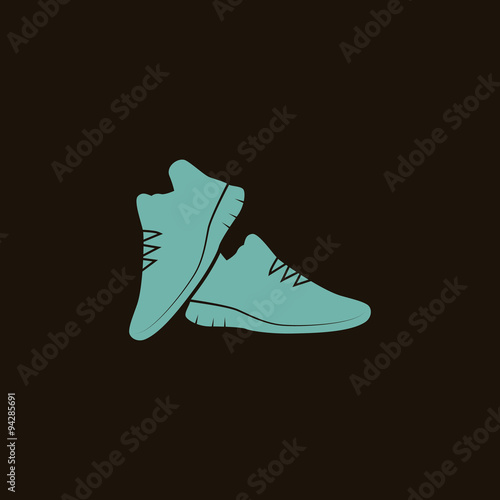 Sneakers pair icon