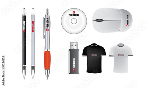 Blank isolated vector promotion objects  for your design.