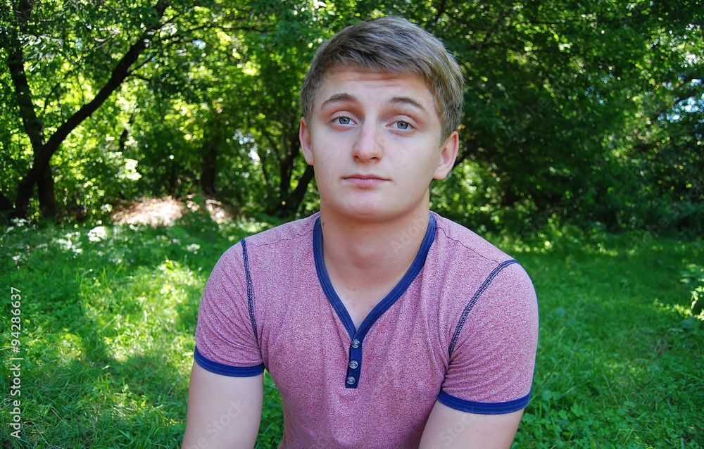 портрет юноша