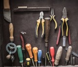 Tools in workshop