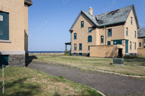 Officers' Row on Fort Hancock, NJ grounds photo