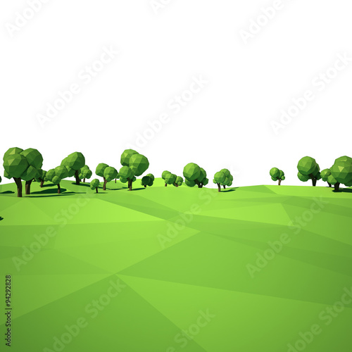 3d isolated landscape