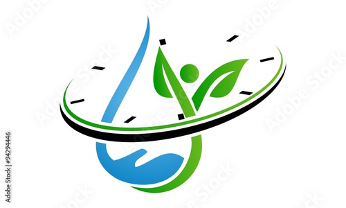 Water, Hand, Leaf and Watch