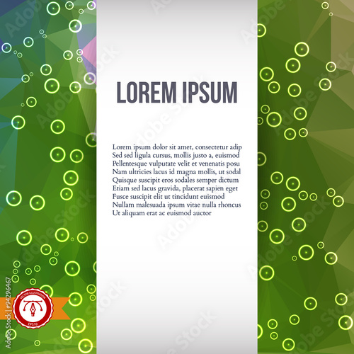 Abstract Colorful Triangles Background. Vector