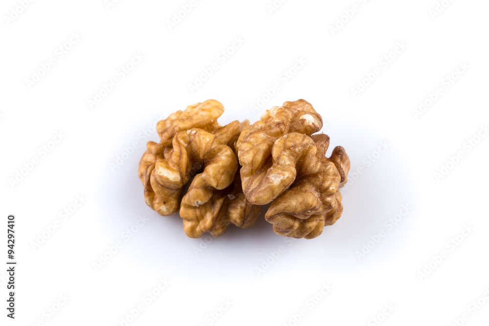 Dried walnut close up Dried walnut close up