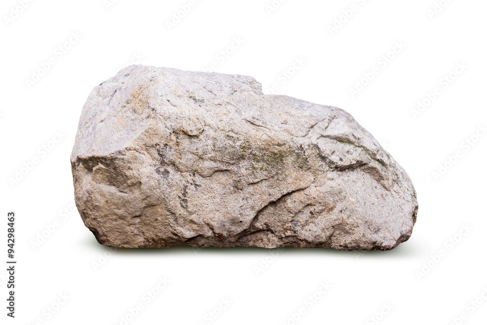big granite rock stone, isolated big granite rock stone, isolated
