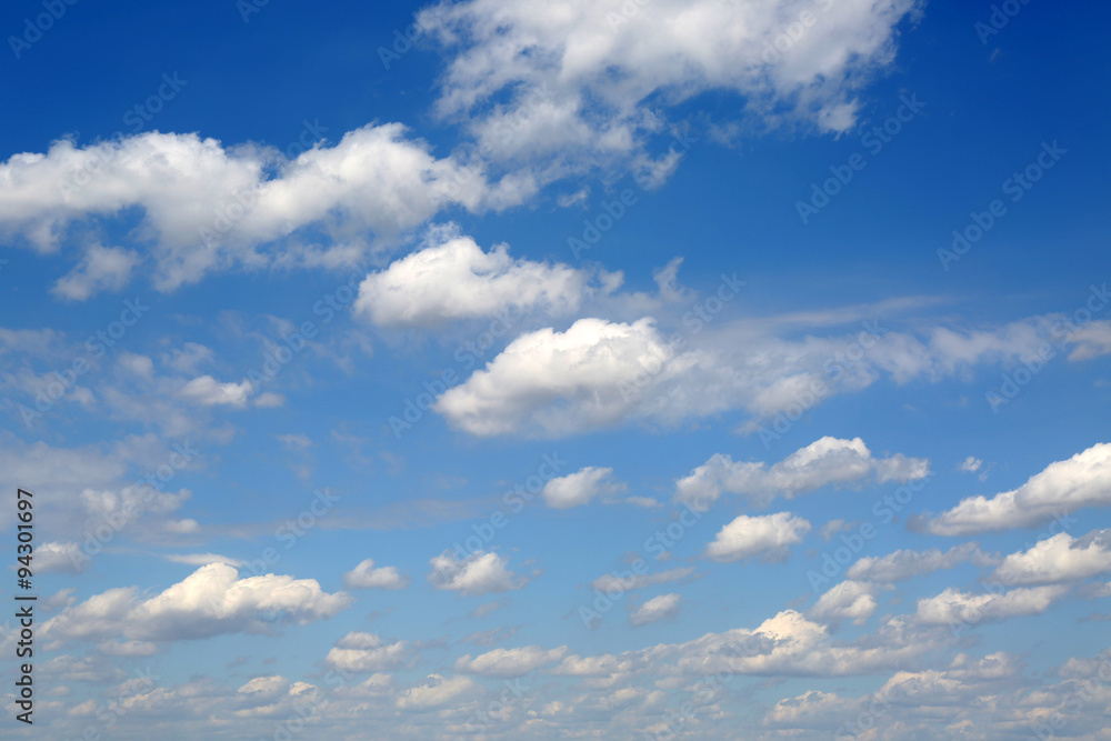 Obraz premium Beautifully blue cloudy sky