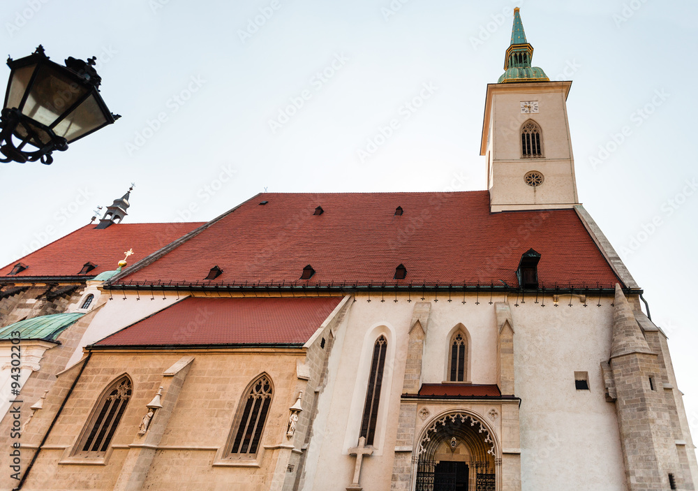 view of St. Martin Cathedral in Bratislava
