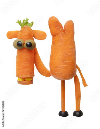 Camel made of carrot