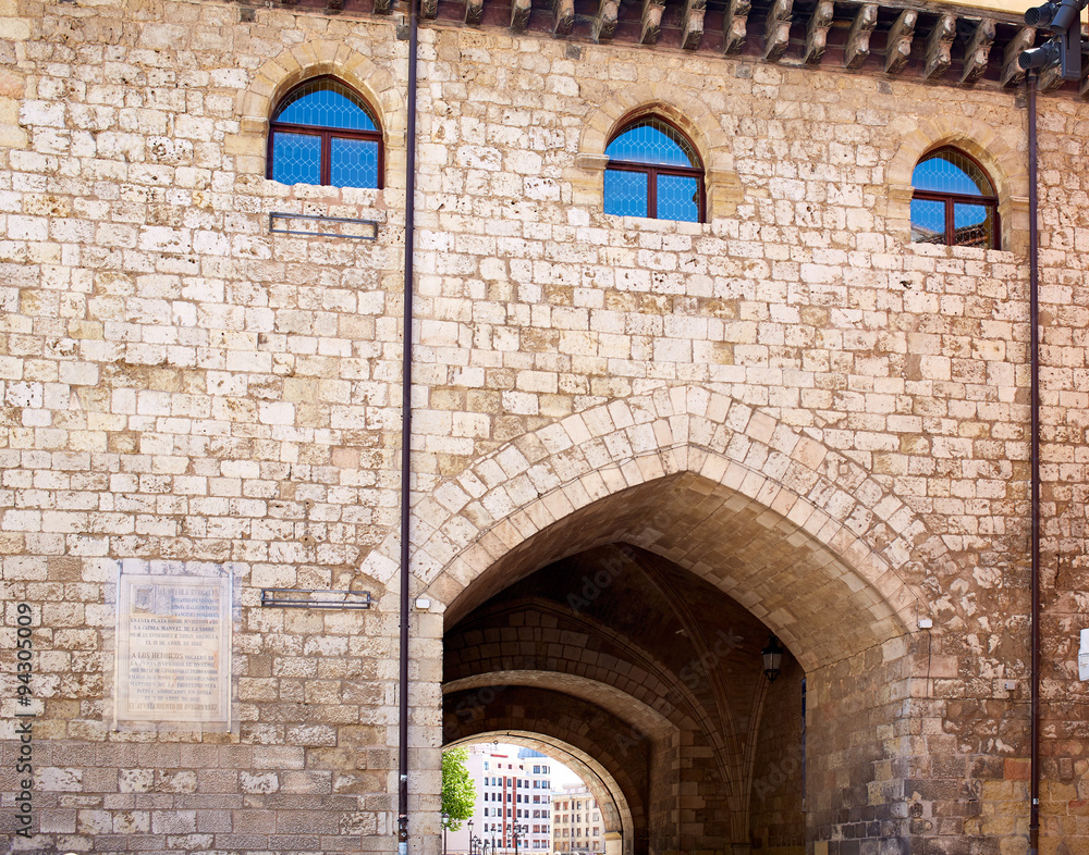 Burgos Arco de Santa Maria arch at Castilla Spain