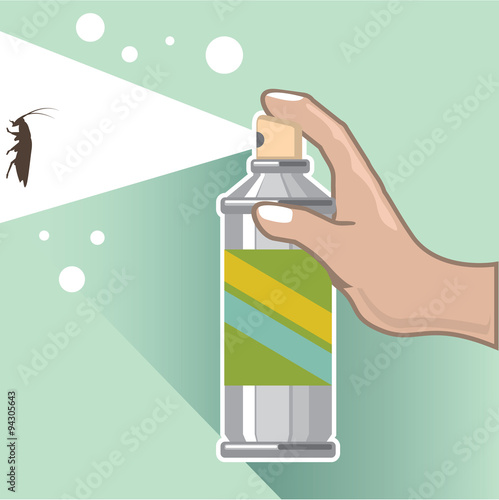 Bug Spray Vector
