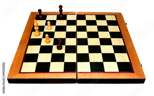 wooden chess board