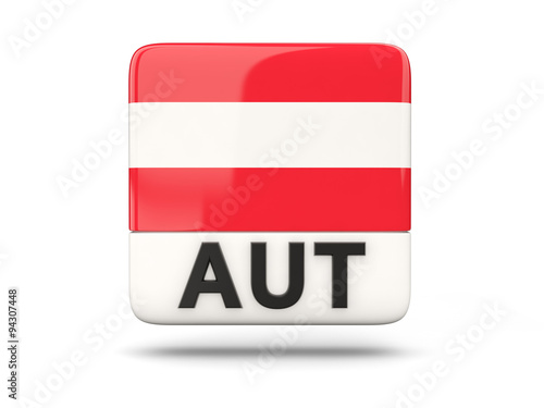 Free Download Square icon with flag of austria - GFXLoad