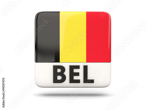 Free Download Square icon with flag of belgium - GFXLoad