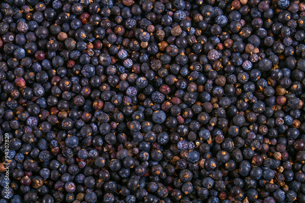 Frozen wild blueberries in crates texture - background Frozen wild blueberries in crates texture - background