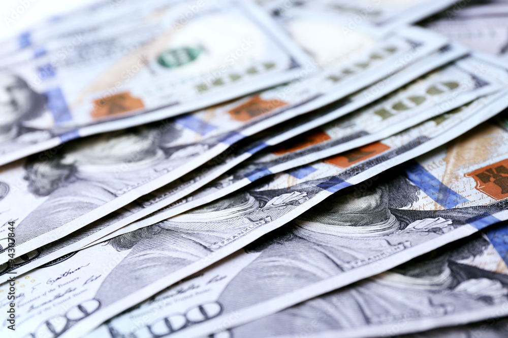 Many hundred dollars cash money as background Many hundred dollars cash money as background