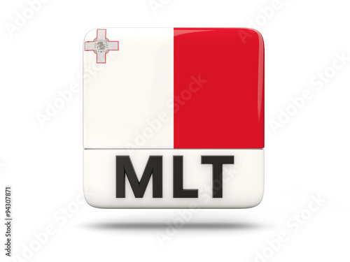 Free Download Square icon with flag of malta - GFXLoad