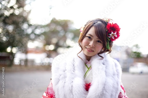 着物姿の女性