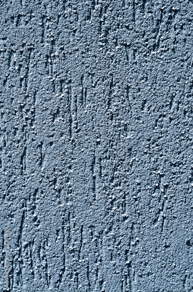 Obraz premium Light blue decorative relief plaster on wall