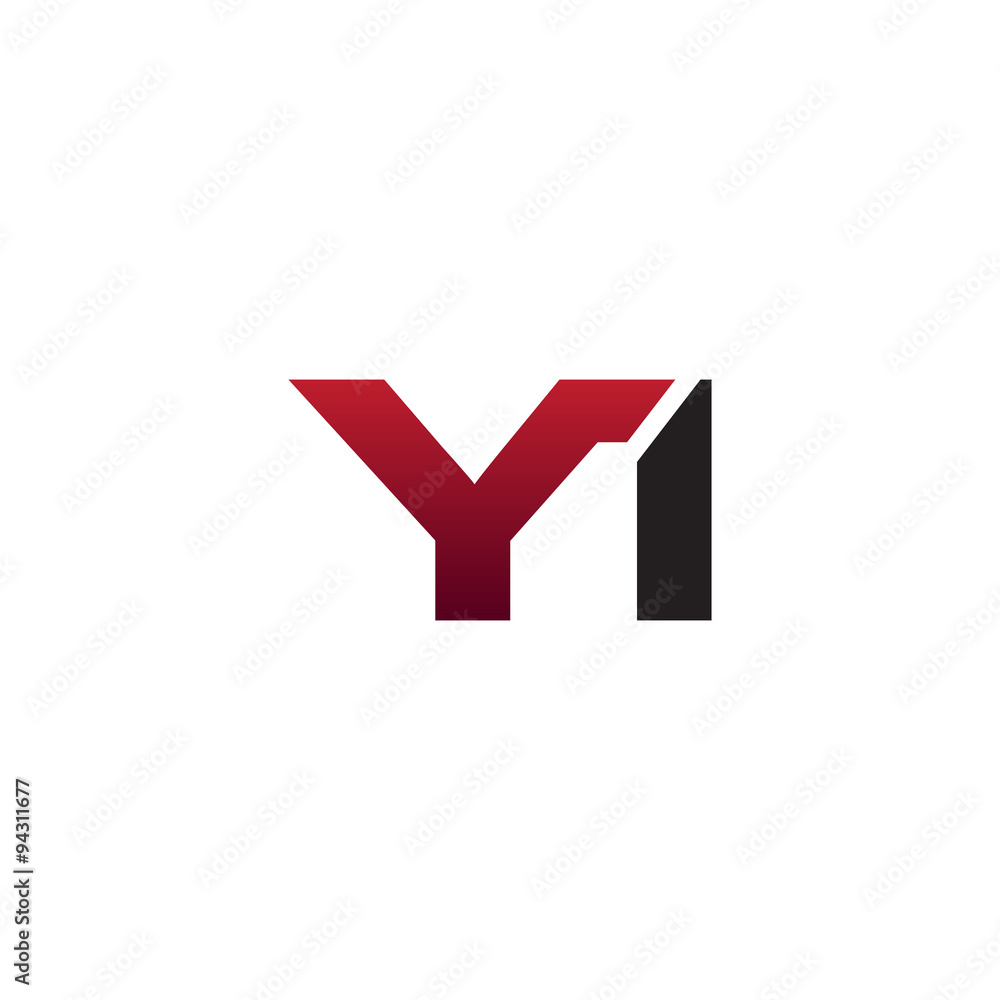 Modern Initial Logo YI
