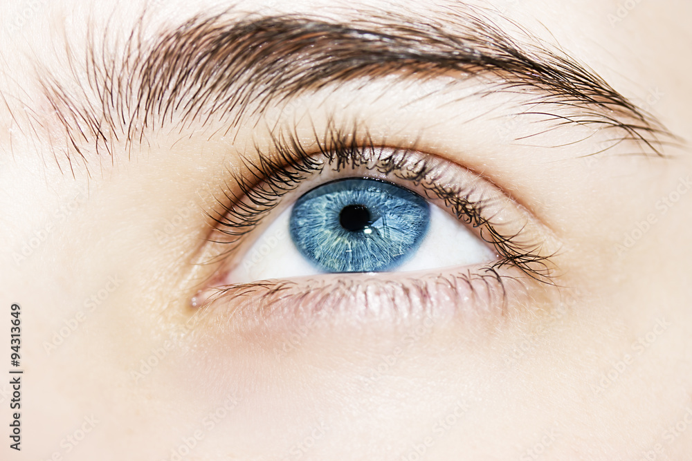 Fototapeta premium insightful look blue eyes boy