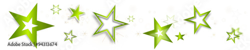 Sterne Stern Stars Grün Weihnachten Papier Banner