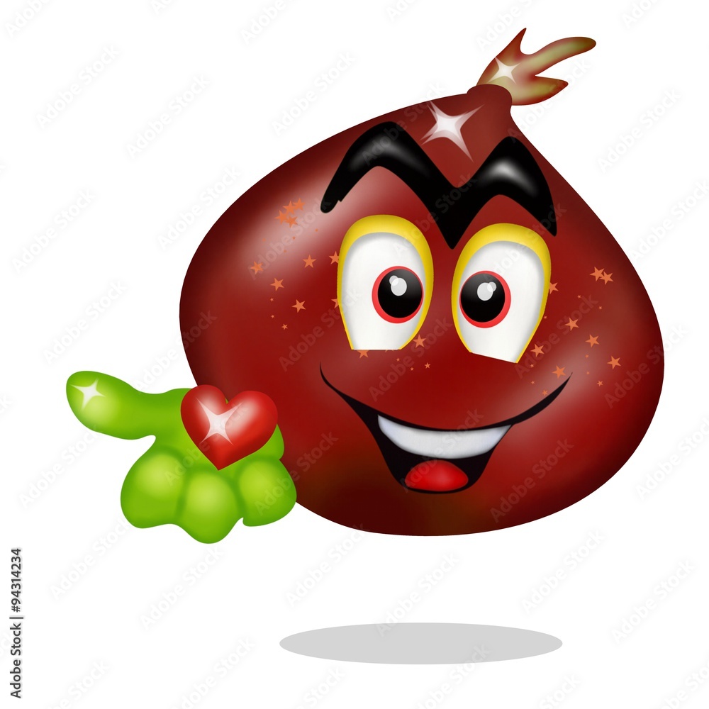 Obraz premium cuore di castagna