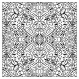 Abstract zentangle coloring page 