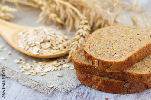 Healthy wholegrain bread