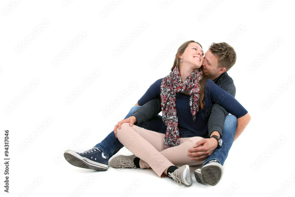 Fototapeta premium junges glückliches Paar