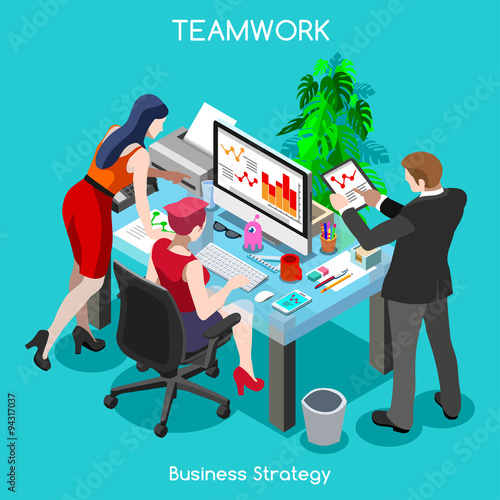 Business 04 People Isometric