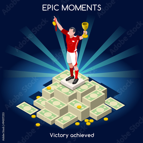 Football 04 People Isometric