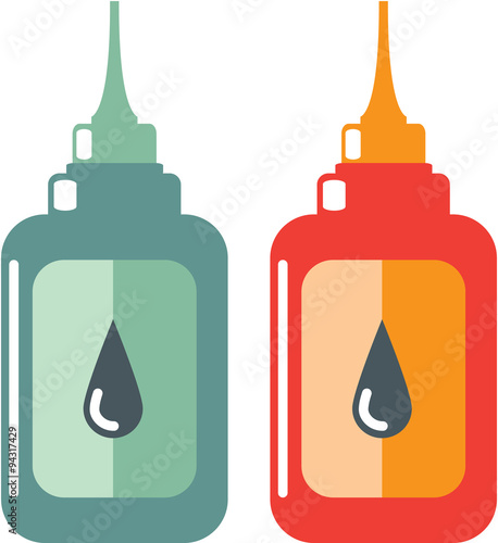 Oil Bottle Vector
