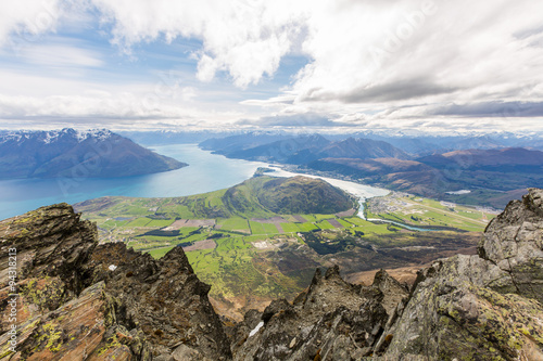 Billede på lærred Queenstown overlook