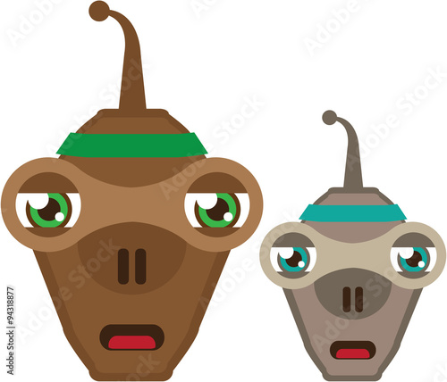 Alien Face vector