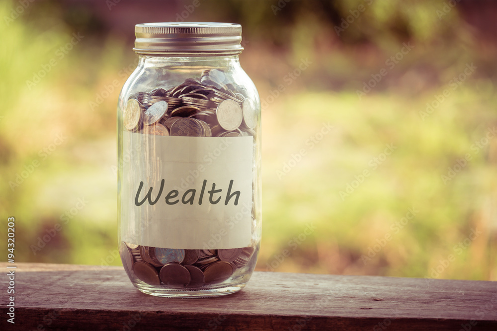 save money for investment concept money in the glass with filter effect retro vintage style save money for investment concept money in the glass with filter effect retro vintage style