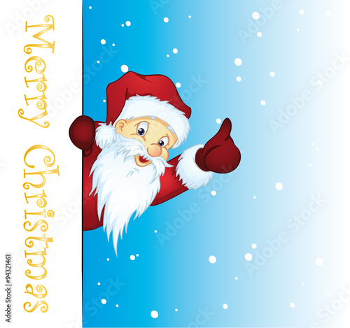 Weihnachtmann Grußkarte